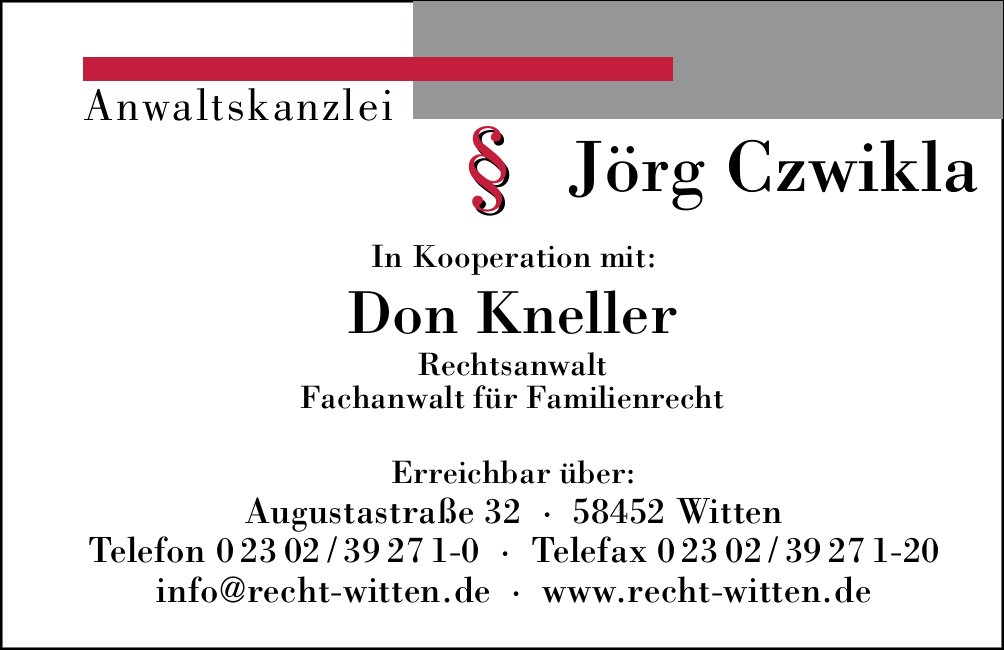 Rechtsanwalt Kneller in Witten
